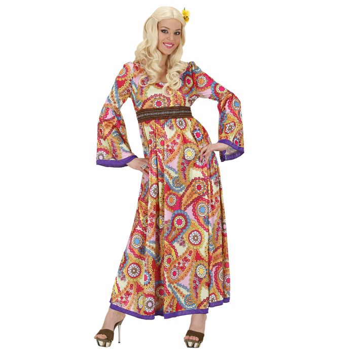 Hippiejurk voor dames in warme kleuren