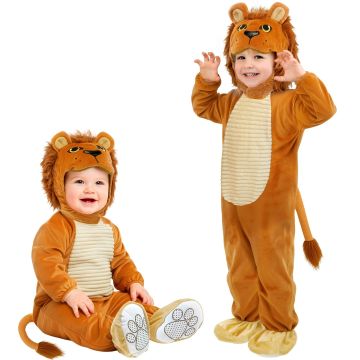 Leeuwenoutfit voor baby in bruin