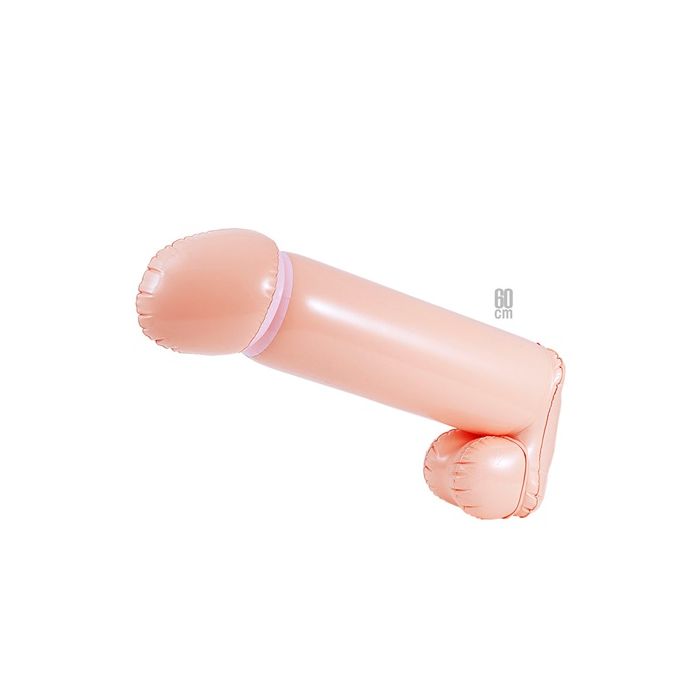 Opblaasbare penis 60 cm 