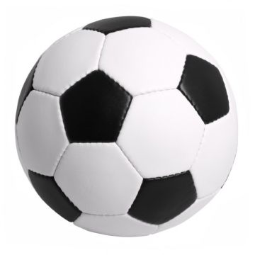 Voetbal maat 5 zwart en wit