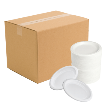 Ø22 cm diep bord 250x plastic herbruikbaar