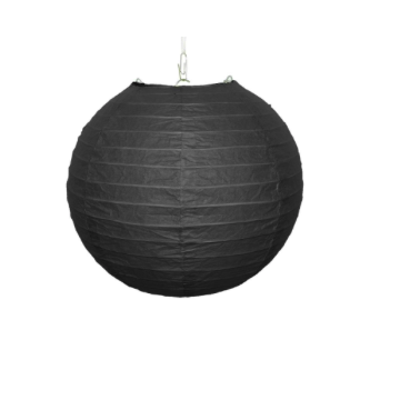 Zwarte lantaarn 30 cm