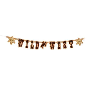 Cowboy wilde westen papier slinger - 110 cm