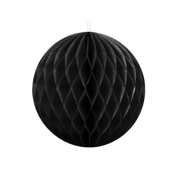 Zwarte honeycomb - 30 cm
