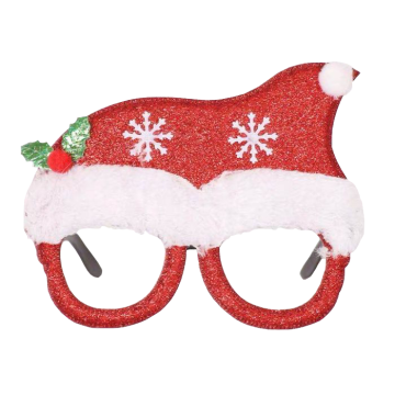Kerstbril met Kerstmanmuts