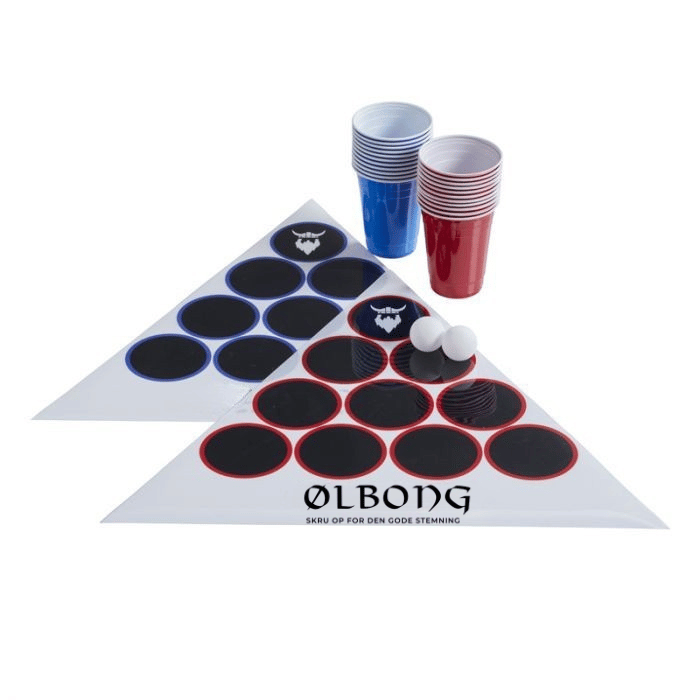 Beer Pong tafelkleed set Ølbong.dk