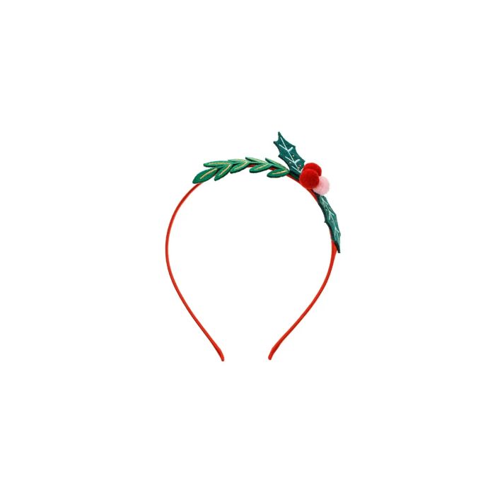 Haarband met mistletoe 14,5x17 cm