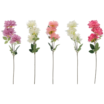 Kunstmatige bloemen tak 6 stk - 66 cm 