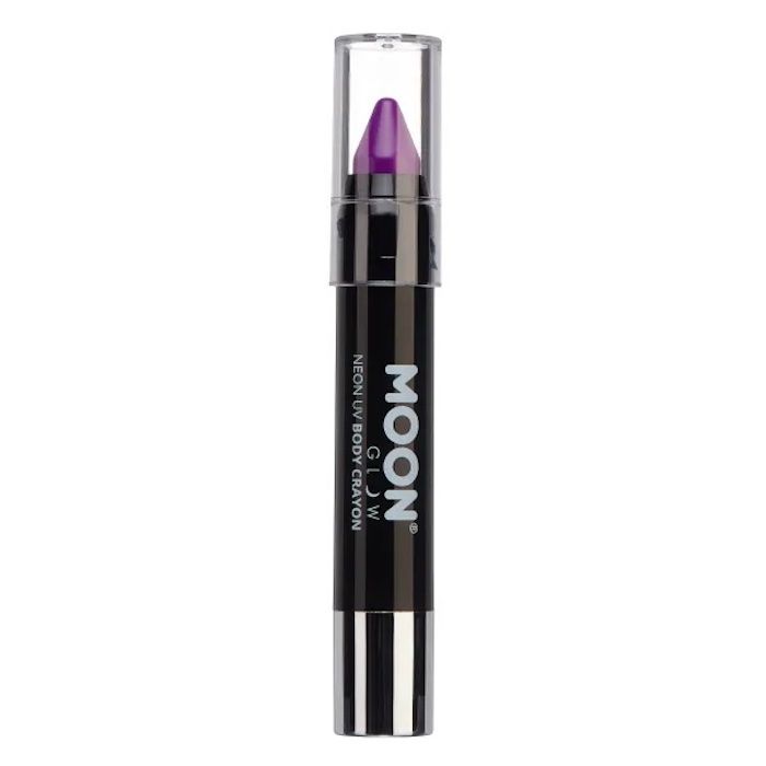 Neon UV Lichaamsstift Intense Paars 3,2 g Moon Creations