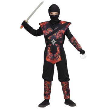 Vuurdraken ninja kostuum voor jongens