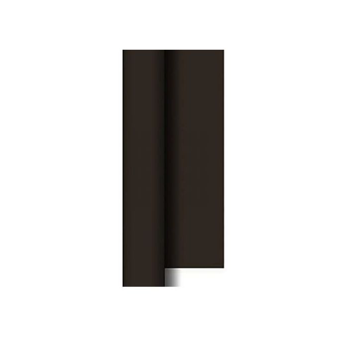 Tafelkleed zwart deluxe stofachtige materiaal 1,2 x 25 meter 