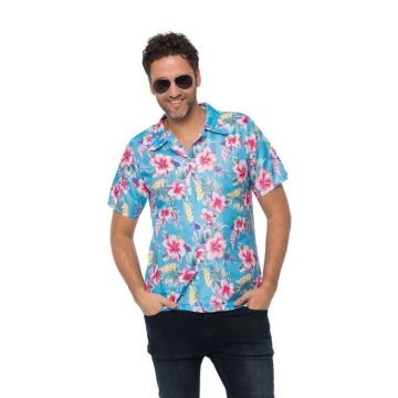 Blauwe Hawaii Shirt Deluxe