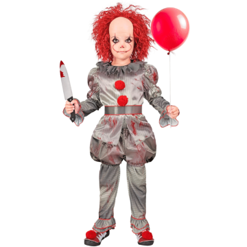 Verniet clown kostuum voor kinderen