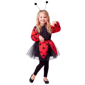 Lieveheersbeestje kostuum voor meisjes - 2 delen