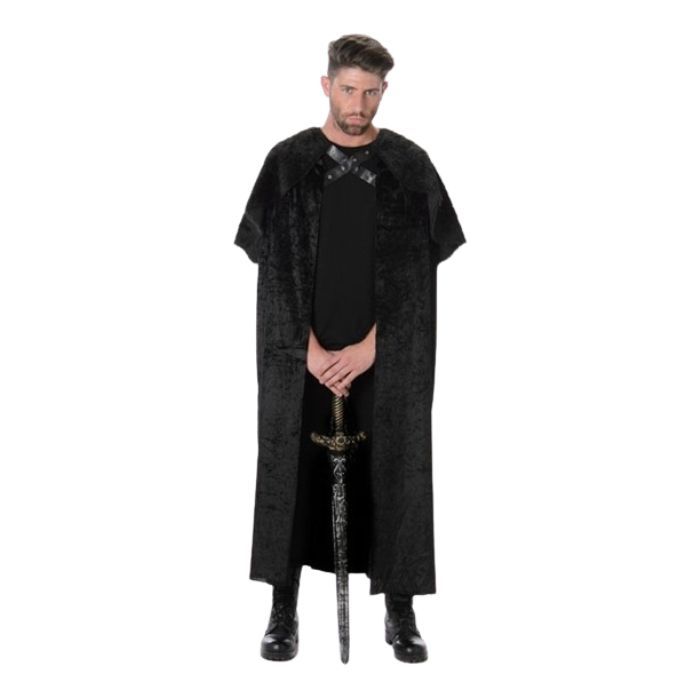 Zwarte pelskappen one-size