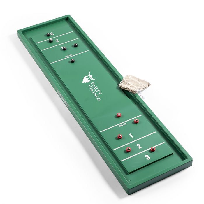 Shuffleboard incl. tas en 10 pucks 122x33 cm PartyVikings