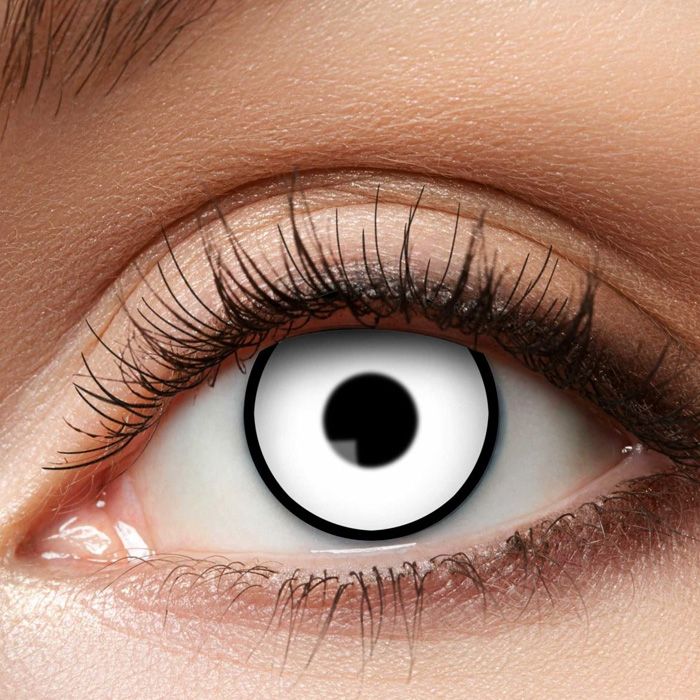 Marmor witte contactlenzen - eenmalig gebruik