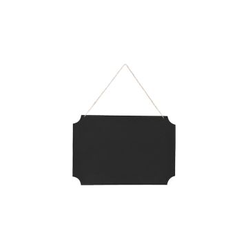 Hangend zwart bord - 45 x 30 cm