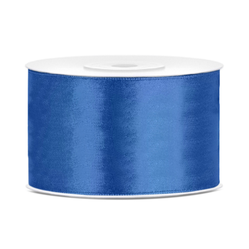 Satijnlint Blauw - 38mm x 25 m