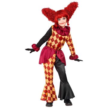 Verschrikkelijk clownkostuum voor meisjes