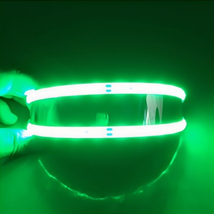 Leuke LED bril groen neon 