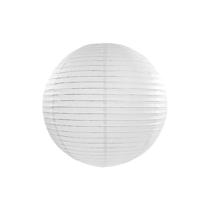 Witte papierlantaarn - 30 cm
