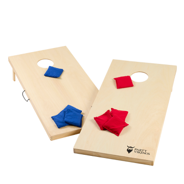 Cornhole set 120x60 (Officiële maten) - Inclusief 8 werptassen PartyVikings