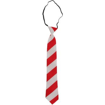 Kerst Strik Rood En Wit Gestreept 