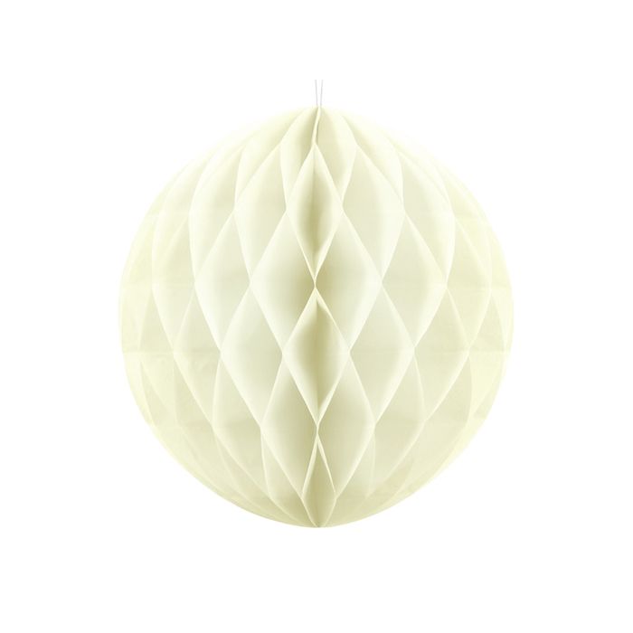 Crème witte honeycomb - 40 cm