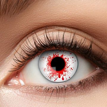 Rode Bloedige Contactlenzen - eenmalig gebruik