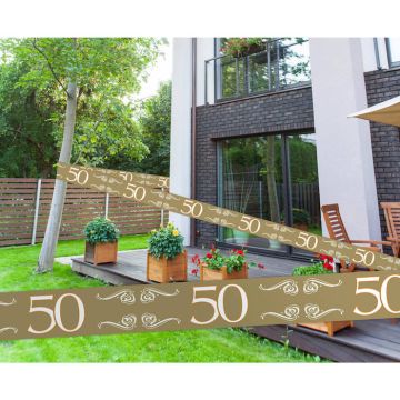 50 jaar gouden band - 15 m
