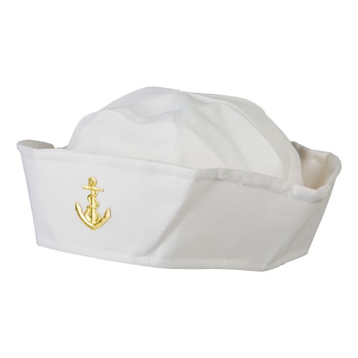 Witte matroos en zeemanshoed - One size