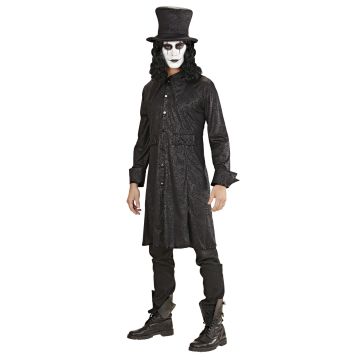 Kostuum van de Raven in gothic stijl voor heren