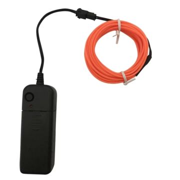 Neon LED draad 3 m oranje 