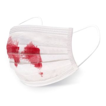 Bloedig mondmasker - onesize