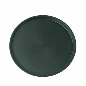 Ronde decoratieschaal Ø41 cm bruin