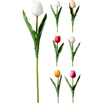 Kunstmatige tulp 40 cm in zacht materiaal
