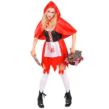 Zombie Roodkapje kostuum voor dames