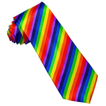 Regenbooggekleurde strik