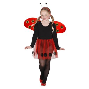 Lieveheersbeestje kostuum voor kinderen - 3 delen