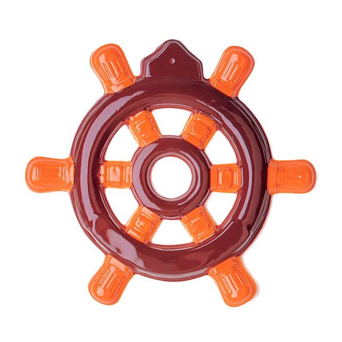 Bruine plastic schipsteer - Ø 50 cm