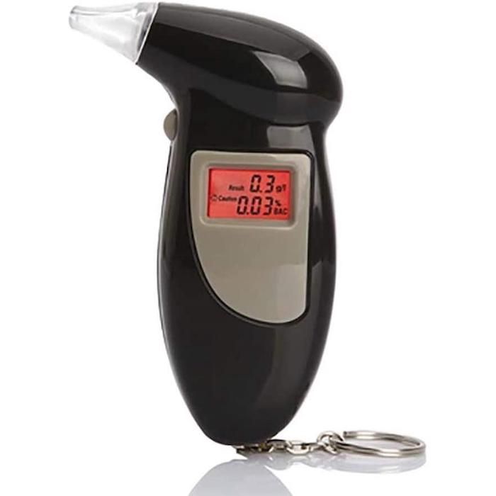Digitale alcoholmeter met 5 mondstukken