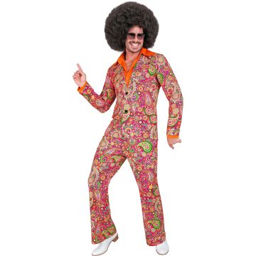 Paisley-pak kostuum in roze