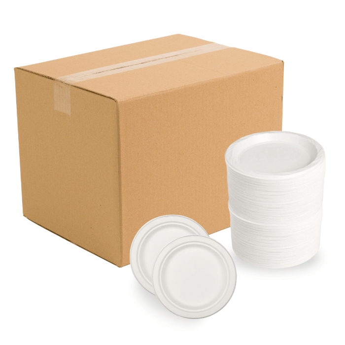 22,5 cm bord 400x biologisch afbreekbaar