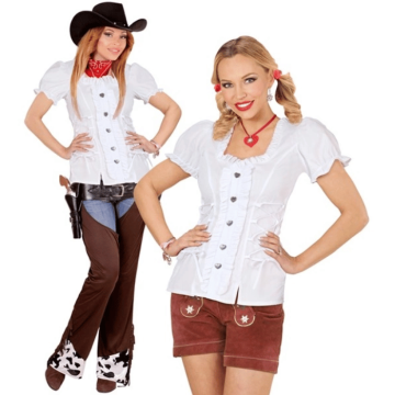 Witte blouse voor vrouwen