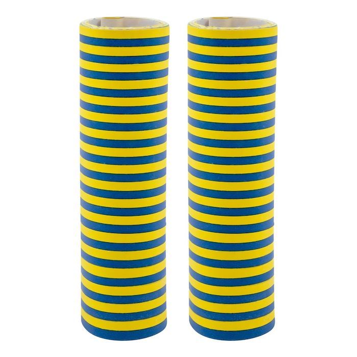 Serpentinen Blauw en Geel 3x