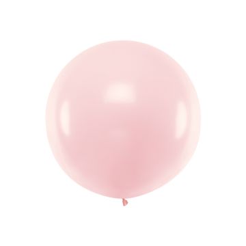 Enorme Pastel Lichtroze Ballon - 1 meter