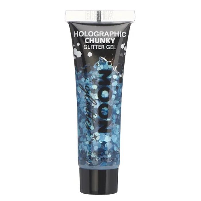 Holografische Chunky Glitter Gel Blauw 12 ml Moon Creations
