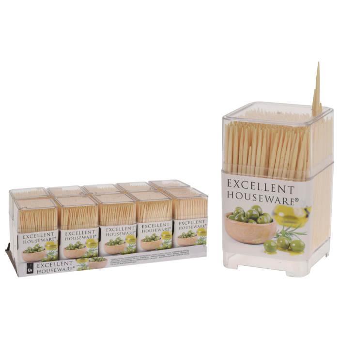 Bamboe cocktailprikkers 450x - 6,5 cm