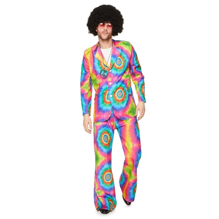 Psychedelisch hippie jakkostuum